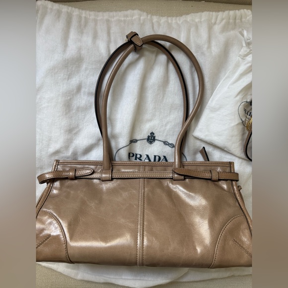 Prada Bonnie Medium Buckle Leather Bag - Picture 2 of 5